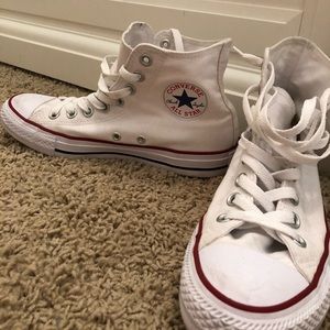 White High Top Converse